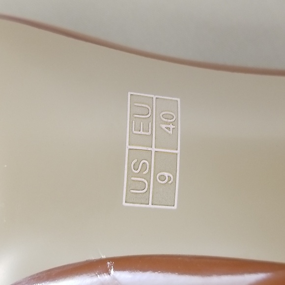 SKYSTERRY Women's Office Round Toe Patent Casual Slip On Spool Mid Heel size 9 - Picture 4 of 9